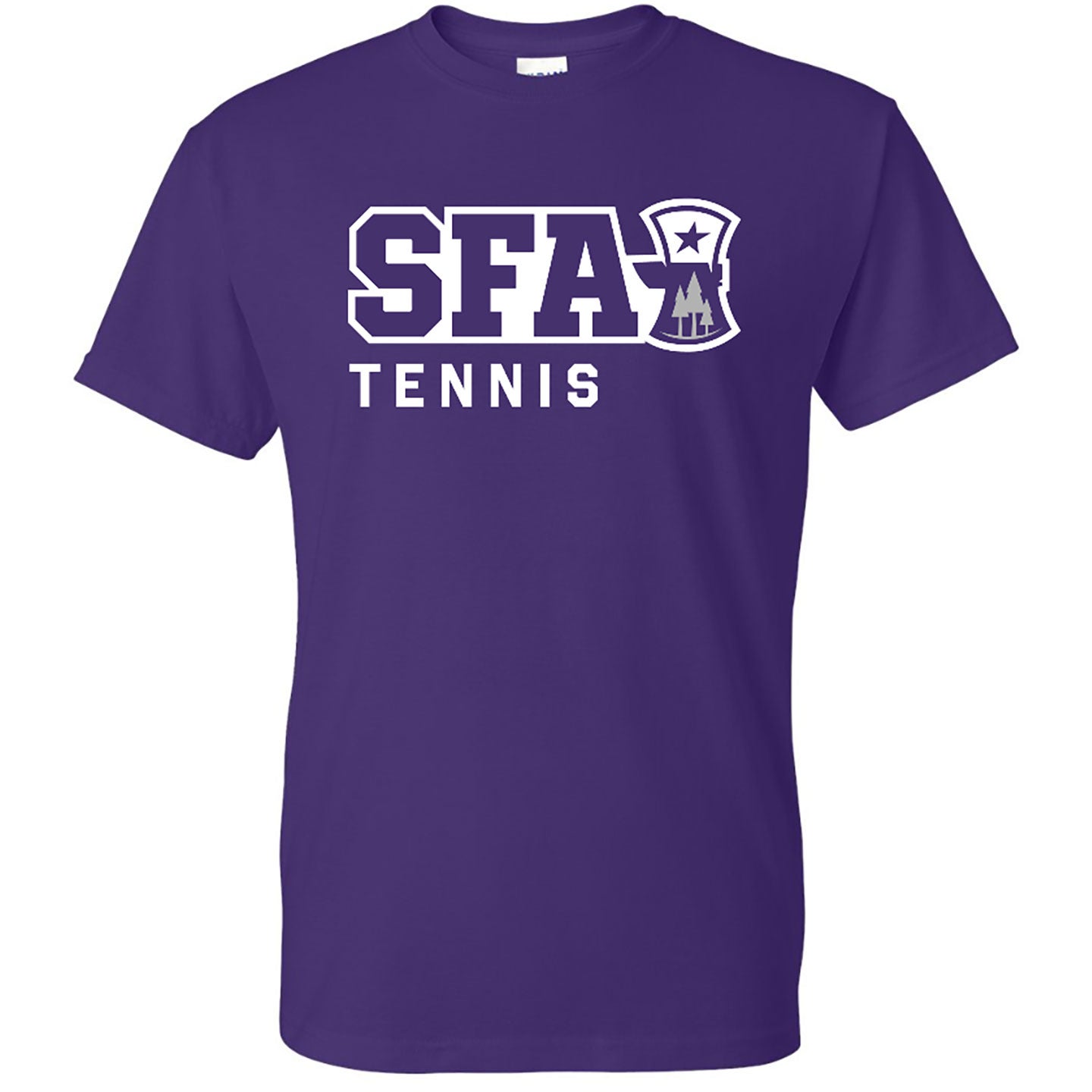 Gildan DryBlend Purple SFA Tennis T-Shirt | Jack Backers College